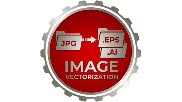 Graphic designer working on vector artwork on a computer